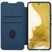 Nillkin Qin Cloth Pro Case Case for Samsung Galaxy S23+ Cover with Flip Camera Protector Blue - Cell phone cases