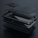 Nillkin Qin Cloth Pro Case Case for Samsung Galaxy S23+ Cover with Flip Camera Protector Blue - Cell phone cases