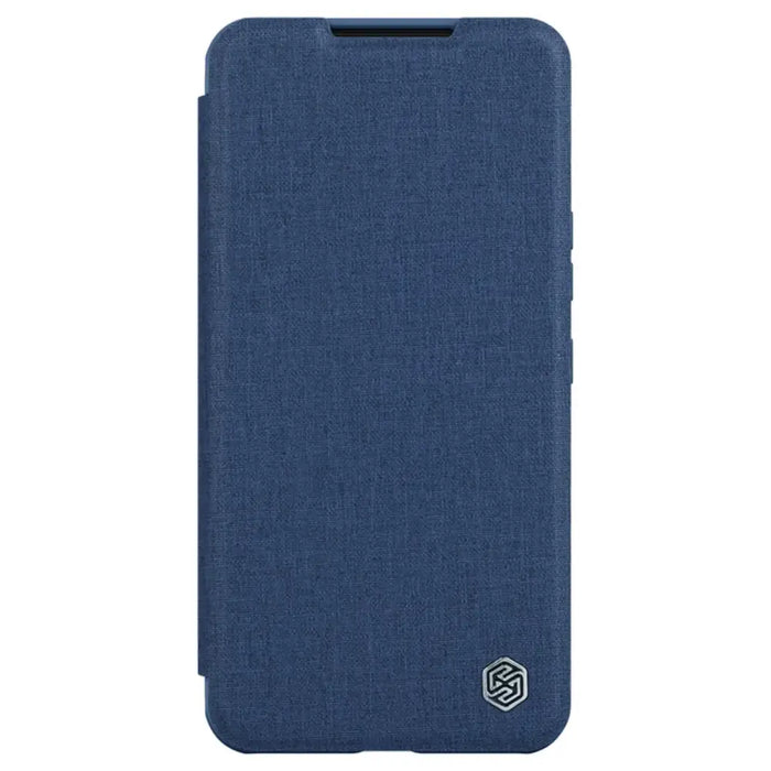 Nillkin Qin Cloth Pro Case Case for Samsung Galaxy S23+ Cover with Flip Camera Protector Blue - Cell phone cases