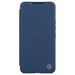 Nillkin Qin Cloth Pro Case Case for Samsung Galaxy S23+ Cover with Flip Camera Protector Blue - Cell phone cases