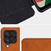 Nillkin Qin leather holster case for Samsung Galaxy A22 4G black - Cell phone cases and covers<<<HurtelXML