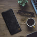 Nillkin Qin leather holster case for Samsung Galaxy A72 4G black - Cell phone cases and covers<<<HurtelXML