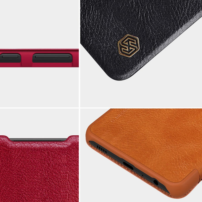 Nillkin Qin leather holster case for Samsung Galaxy A72 4G black - Cell phone cases and covers<<<HurtelXML
