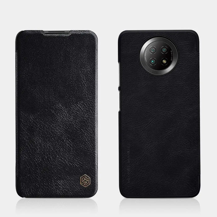 Nillkin Qin leather holster case for Xiaomi Redmi Note 9T 5G black - Cell phone cases and covers<<<HurtelXML