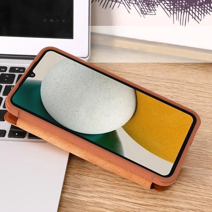 Nillkin Qin Leather Pro Case Case for Samsung Galaxy A54 5G Flip Cover Camera Protector Black - Cell phone cases