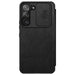 Nillkin Qin Leather Pro Case Case for Samsung Galaxy S22+ (S22 Plus) Camera Protector Holster Cover Flip Case Black
