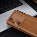 Nillkin Qin Leather Pro Leather Case with Camera Protector for Samsung Galaxy Z Fold 5 - Black - Cell phone cases