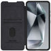 Nillkin Qin Pro Case for Samsung Galaxy S25 with Flip and Camera Cover - Black - Cell phone cases and covers<<<HurtelXML