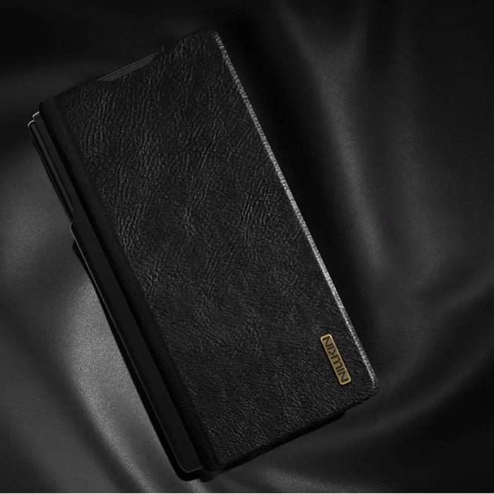 Nillkin Qin Pro Case for Samsung Galaxy Z Fold 7 with S Pen Space - Black - Cell phone cases and covers<<<HurtelXML