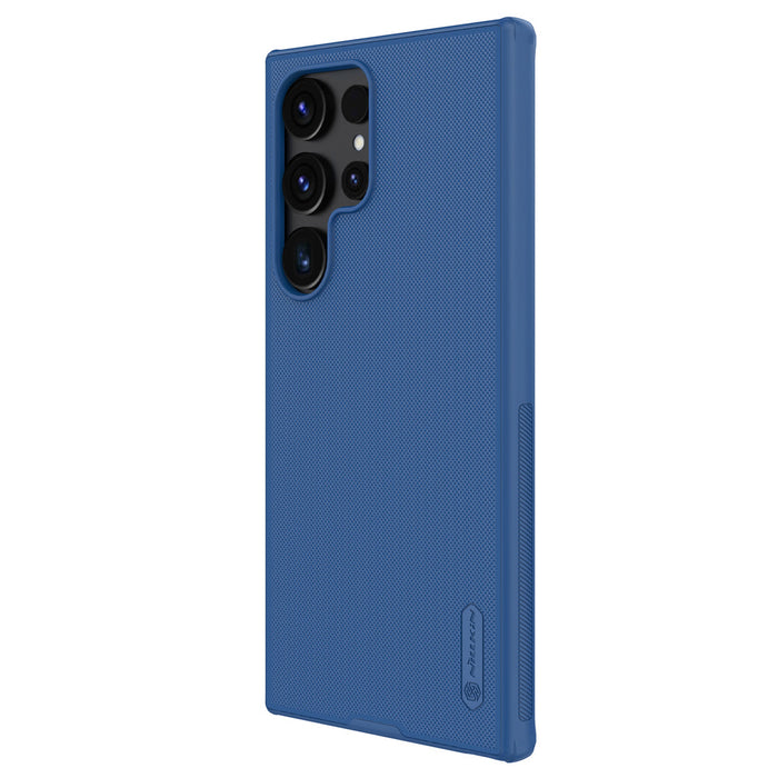 Nillkin Super Frosted Shield Pro armored case for Samsung Galaxy S24 Ultra - blue - Cell phone cases