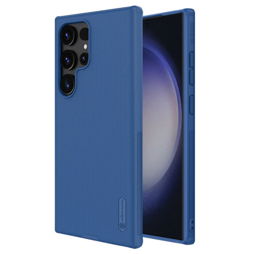 Nillkin Super Frosted Shield Pro armored case for Samsung Galaxy S24 Ultra - blue - Cell phone cases
