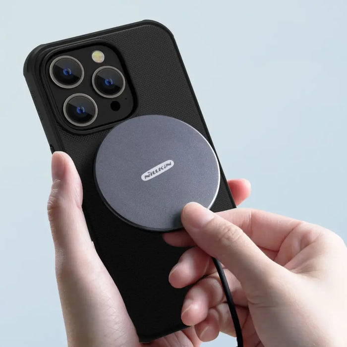 Nillkin Super Frosted Shield Pro Magnetic Case for iPhone 14 Pro Max with MagSafe magnetic blue - Cell phone cases