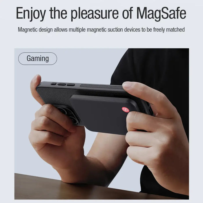 Nillkin Super Frosted Shield Pro Magnetic Case for iPhone 15 Pro - black - Cell phone cases and covers<<<HurtelXML