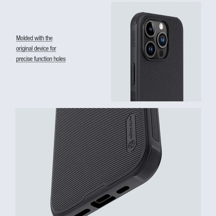 Nillkin Super Frosted Shield Pro Magnetic Case for iPhone 15 Pro Max - black - Cell phone cases and covers<<<HurtelXML