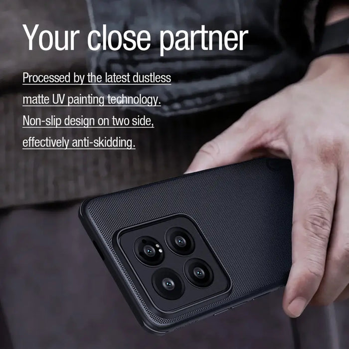 Nillkin Super Frosted Shield Pro Magnetic Case for Xiaomi 14 - black - Cell phone cases and covers<<<HurtelXML