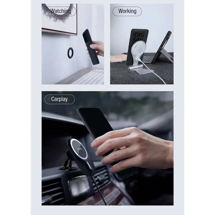 Nillkin Super Frosted Shield Pro Magnetic Case for Xiaomi 14 - black - Cell phone cases and covers<<<HurtelXML