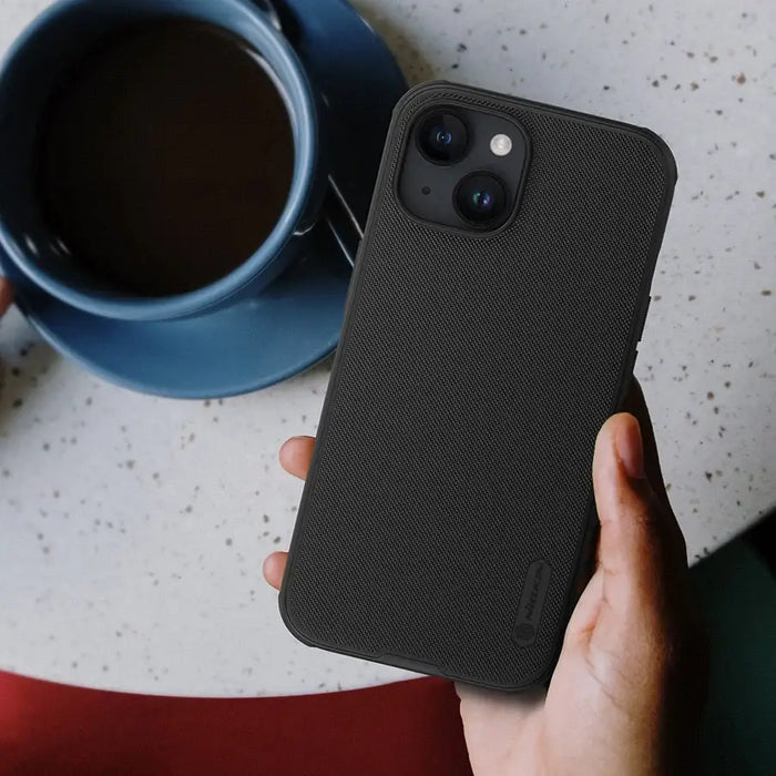Nillkin Super Frosted Shield Pro reinforced case for iPhone 15 Pro - black - Cell phone cases and covers<<<HurtelXML