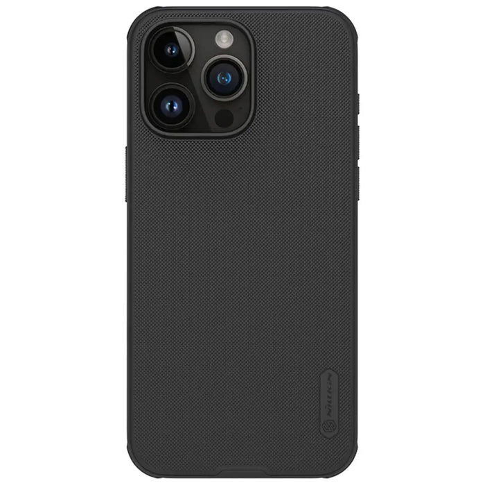 Nillkin Super Frosted Shield Pro reinforced case for iPhone 15 Pro Max - black - Cell phone cases and covers<<<HurtelXML
