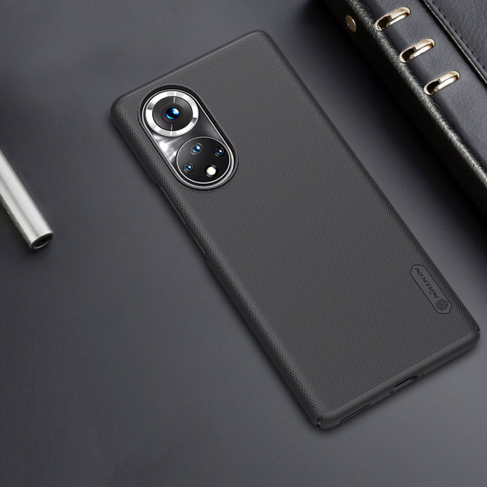 Nillkin Super Frosted Shield reinforced case cover for Honor 50 Pro black - Cell phone cases and covers<<<HurtelXML