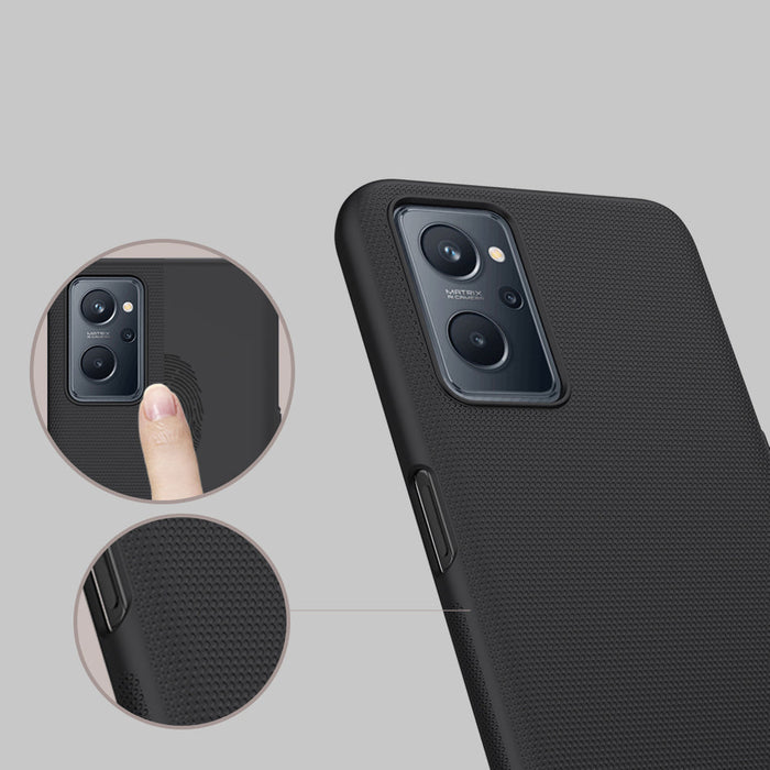 Nillkin Super Frosted Shield reinforced case cover for Realme 9i black - Cell phone cases and covers<<<HurtelXML