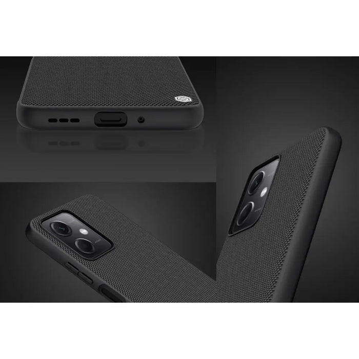 Nillkin Textured Case for Xiaomi Redmi Note 12 5G / Poco X5 5G Reinforced Nylon Cover Black - Cell phone cases