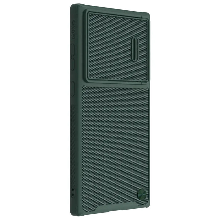 Nillkin Textured S Case for Samsung Galaxy S22 Ultra armored cover with camera cover green - Cell phone cases
