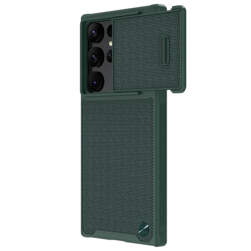 Nillkin Textured S Case for Samsung Galaxy S22 Ultra armored cover with camera cover green - Cell phone cases