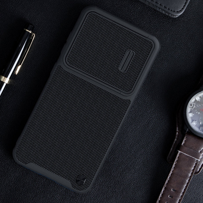 Nillkin Textured S Case for Samsung Galaxy S23 armored cover with camera cover black - Cell phone cases