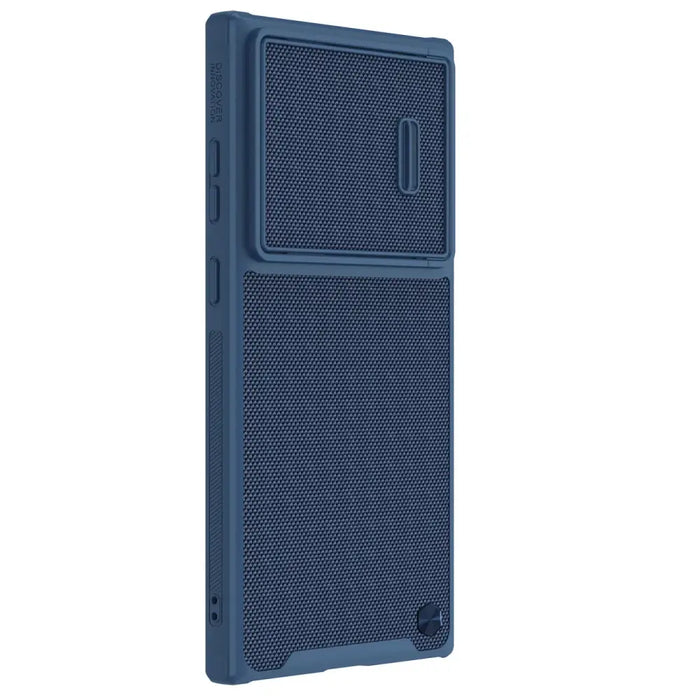 Nillkin Textured S Case for Samsung Galaxy S23 Ultra armored cover with camera cover blue - Cell phone cases