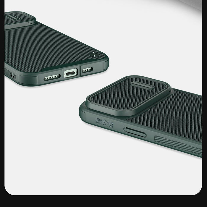 Nillkin Textured S Case iPhone 14 Pro armored cover with camera cover green - Cell phone cases and covers<<<HurtelXML