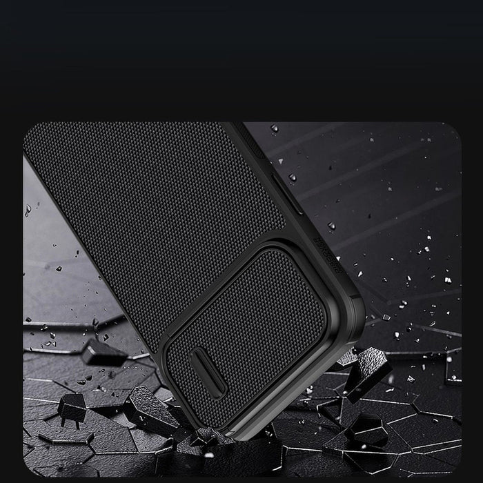 Nillkin Textured S Case iPhone 14 Pro armored cover with camera cover green - Cell phone cases and covers<<<HurtelXML