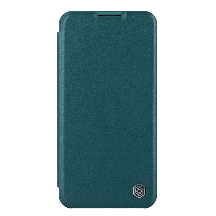 Nillkin Qin Leather Pro Case iPhone 14 Plus Camera Cover Holster Cover Flip Case Green