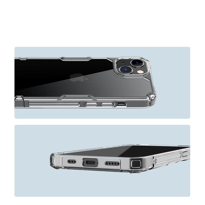 Nillkin Nature Pro iPhone 14 Plus case, armored cover, blue cover