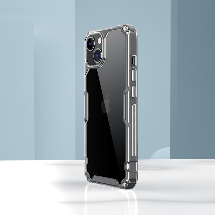 Nillkin Nature Pro iPhone 14 Plus case, armored cover, blue cover