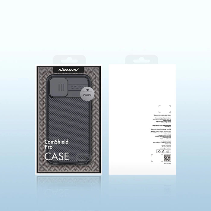Nillkin CamShield Pro Magnetic Case iPhone 14 Cover Camera Protector Blue (with MagSafe)