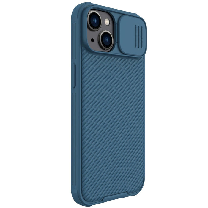 Nillkin CamShield Pro Magnetic Case iPhone 14 Cover Camera Protector Blue (with MagSafe)