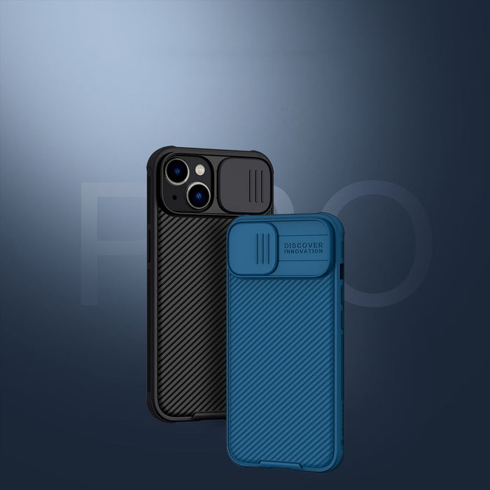 Nillkin CamShield Pro Case iPhone 14 Plus Armored Cover Camera Protector Green