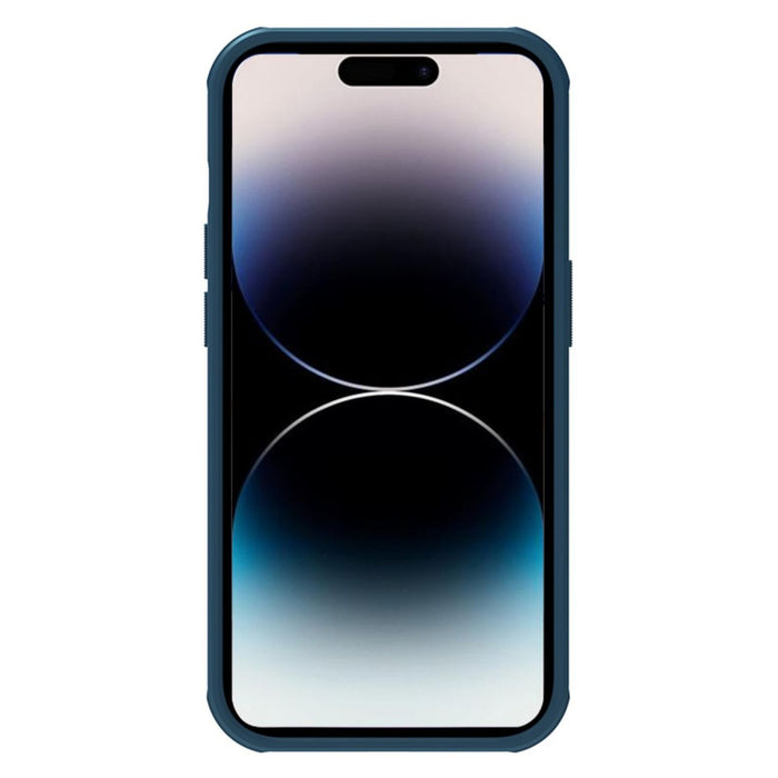 Nillkin Super Frosted Shield Pro case for iPhone 14 Pro back cover blue