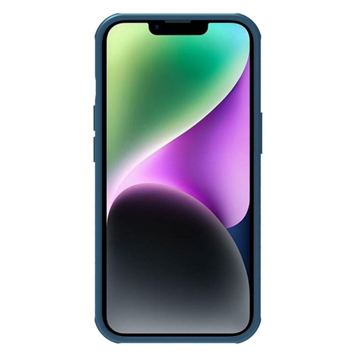 Nillkin Super Frosted Shield Pro case for iPhone 14 Plus back cover blue