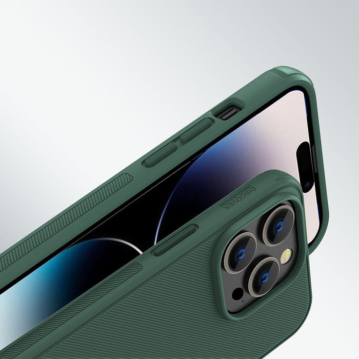 Nillkin Super Frosted Shield Pro case for iPhone 14 Pro Max back cover blue