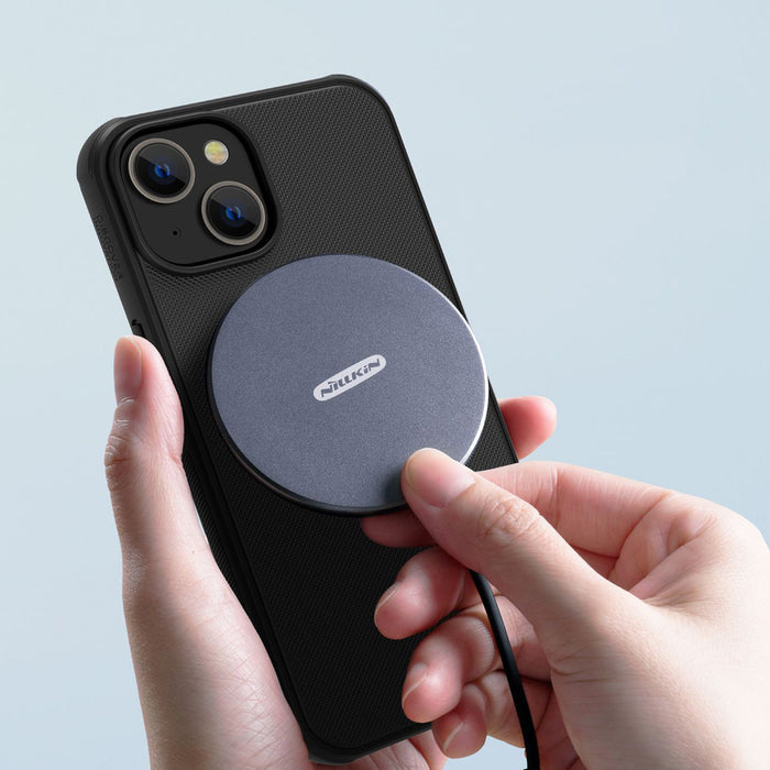 Nillkin Super Frosted Shield Pro Magnetic Case for iPhone 14 Plus with MagSafe magnetic blue