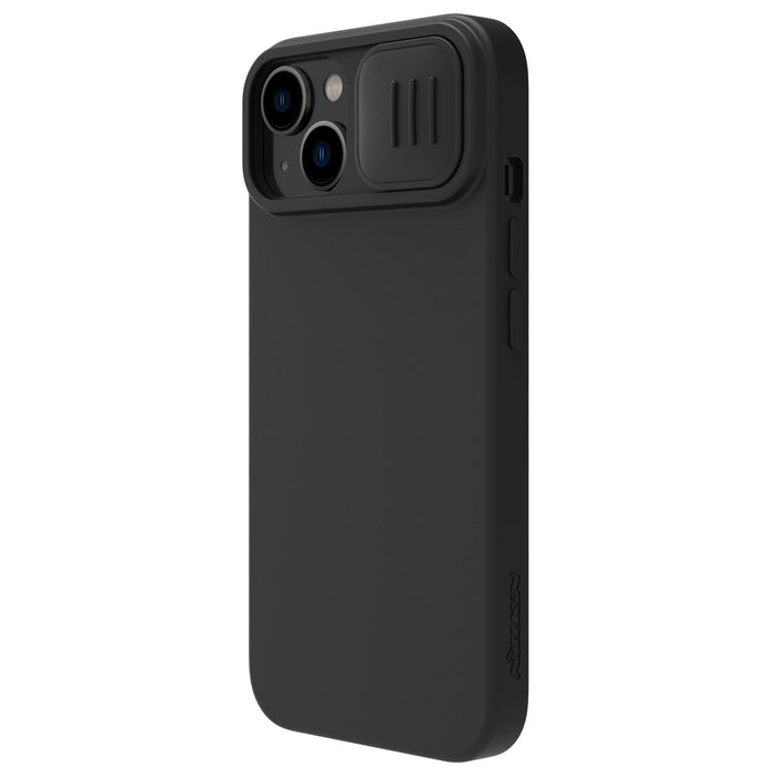 Nillkin CamShield Magnetic Silicone Case iPhone 14 Plus Magnetic MagSafe Cover with Camera Protector Black