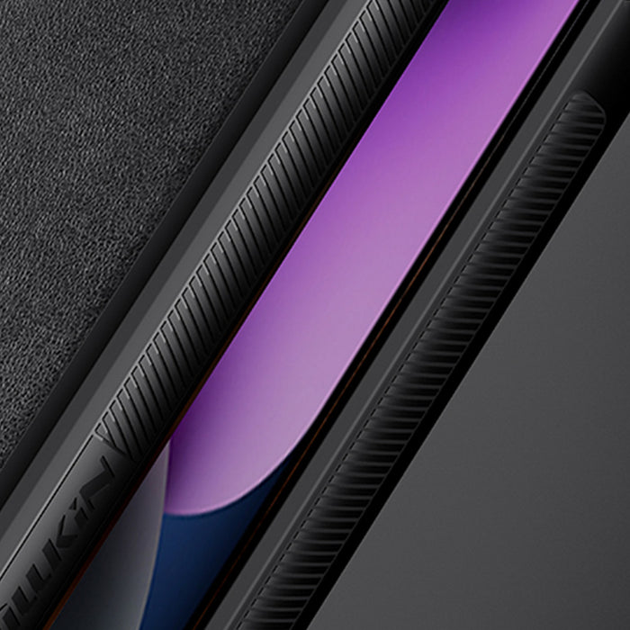 Nillkin CamShield Leather S Case iPhone 14 Plus case with camera cover black