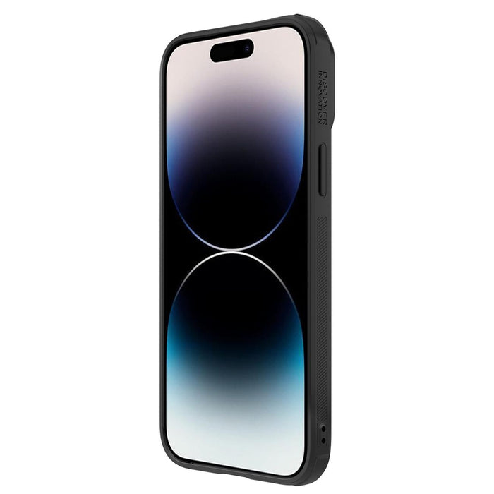 Nillkin Synthetic Fiber S Case iPhone 14 Pro case with camera cover, black