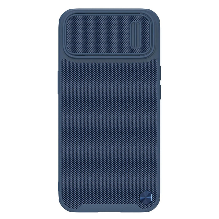 Nillkin Textured S Case for iPhone 14, armored cover with camera cover, blue