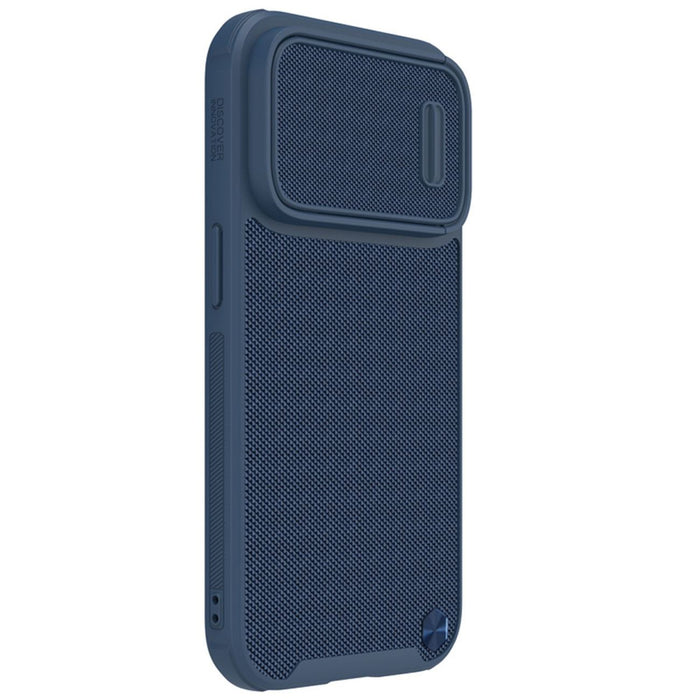 Nillkin Textured S Case for iPhone 14 Pro, armored cover with camera cover, blue