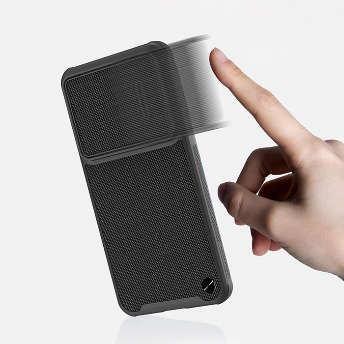 Nillkin Textured S Case for Samsung Galaxy S23, armored cover with camera cover, black