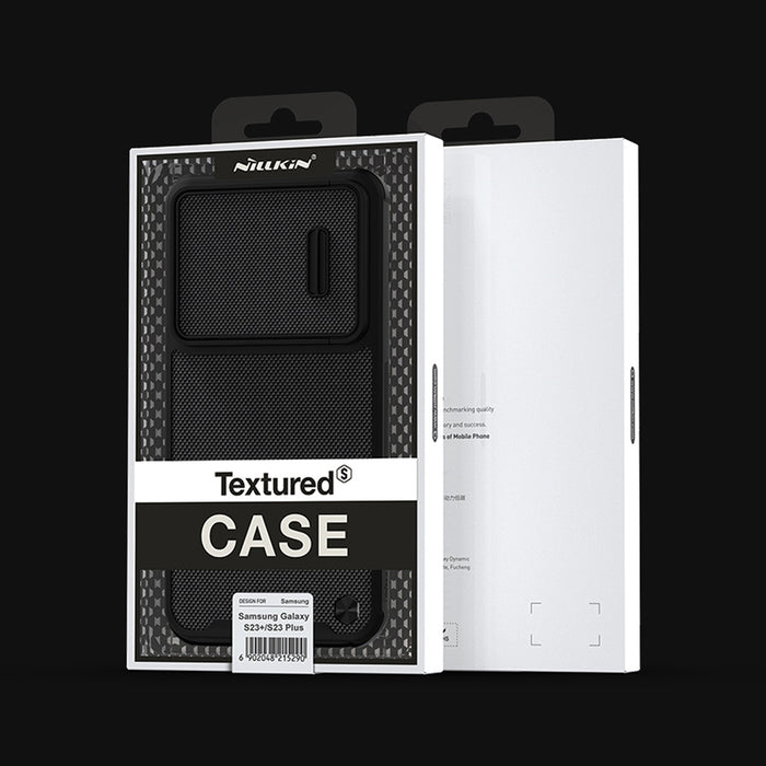 Nillkin Textured S Case for Samsung Galaxy S23+ armored cover with camera cover black
