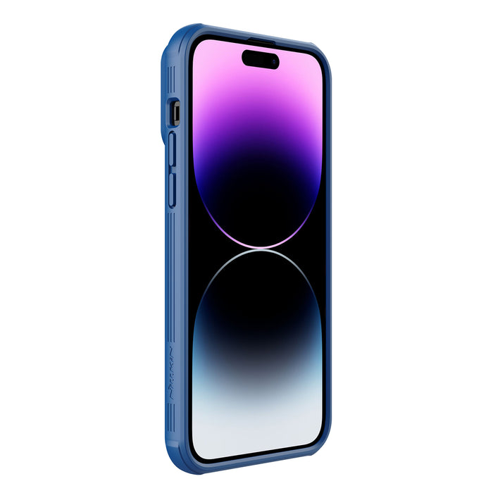 Nillkin CamShield S Case iPhone 14 Pro Max Armored Cover Camera Protector Blue