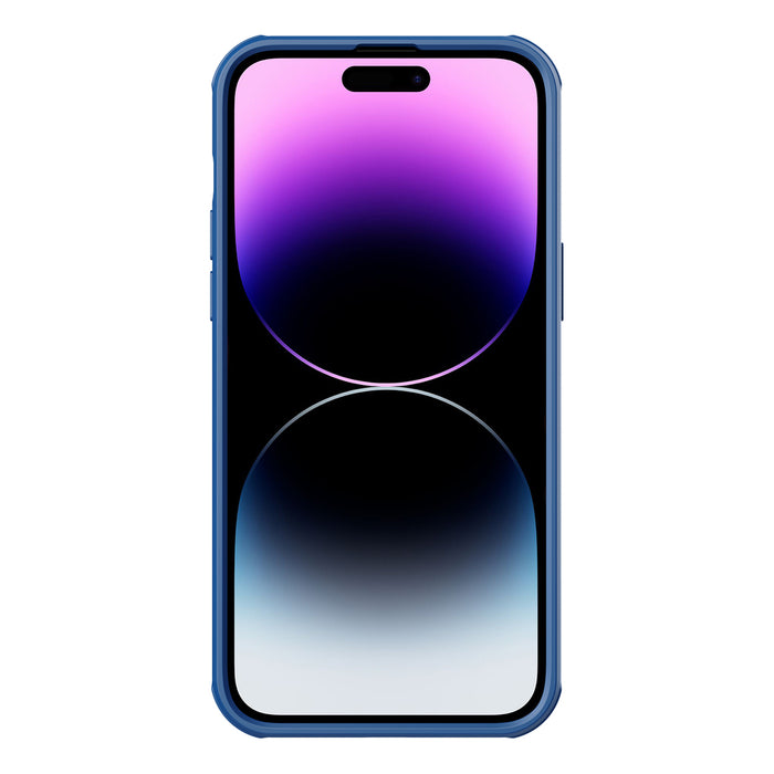 Nillkin CamShield S Case iPhone 14 Pro Max Armored Cover Camera Protector Blue